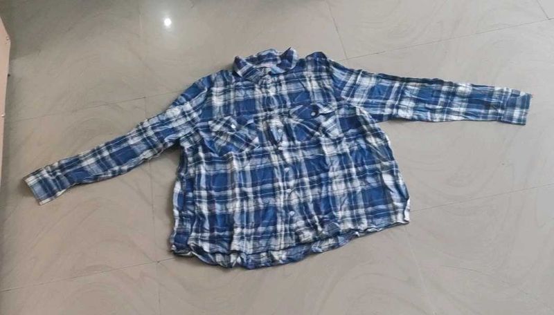 Blue Checked Shirt