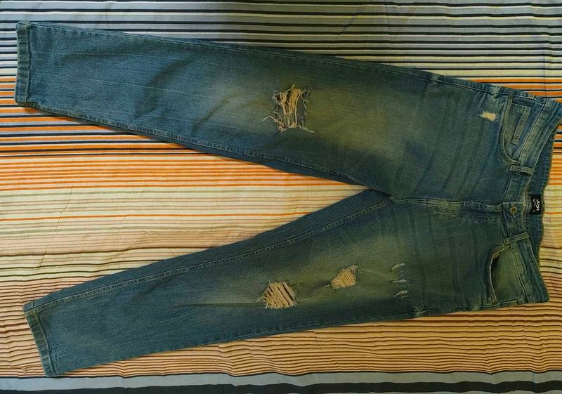 Ripped Denim Jeans