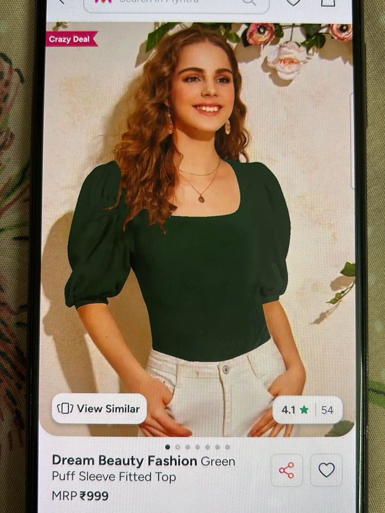 Puff Sleeve Top - Stylish &amp; Comfortable