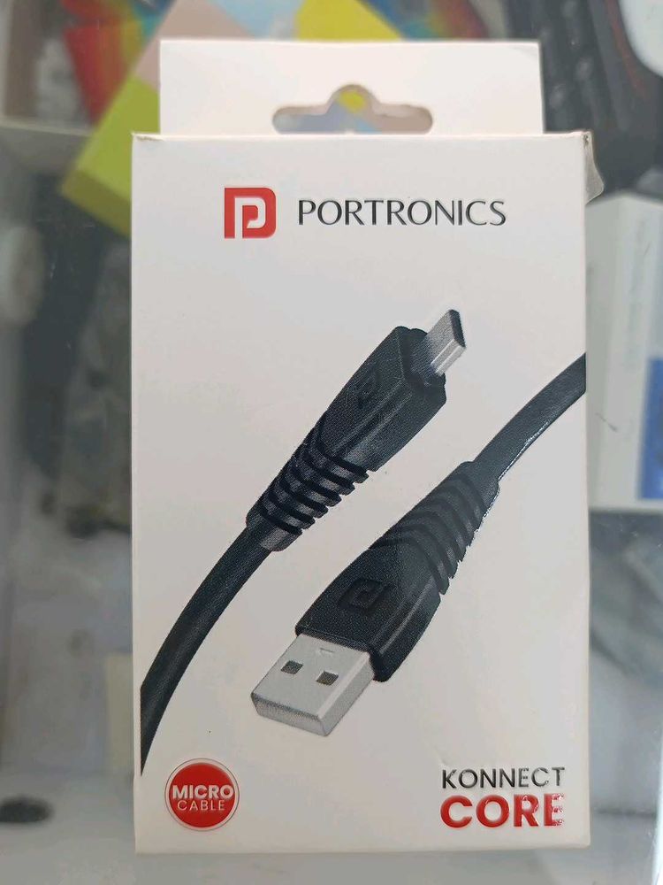 Portronics Konnect Core Micro USB Cable
