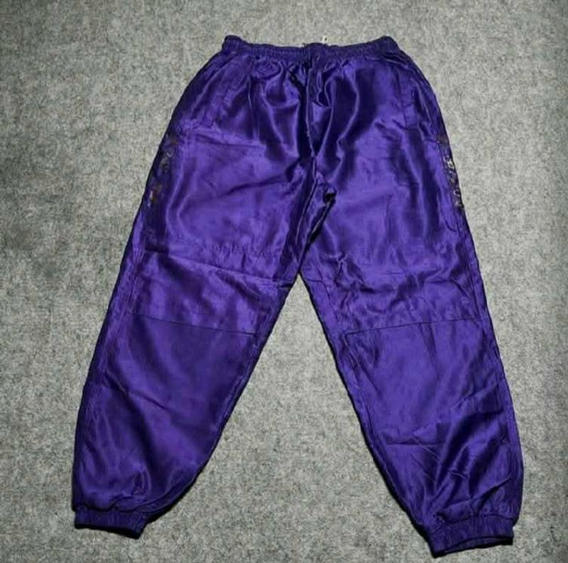 Purple Silky Athletic Pants