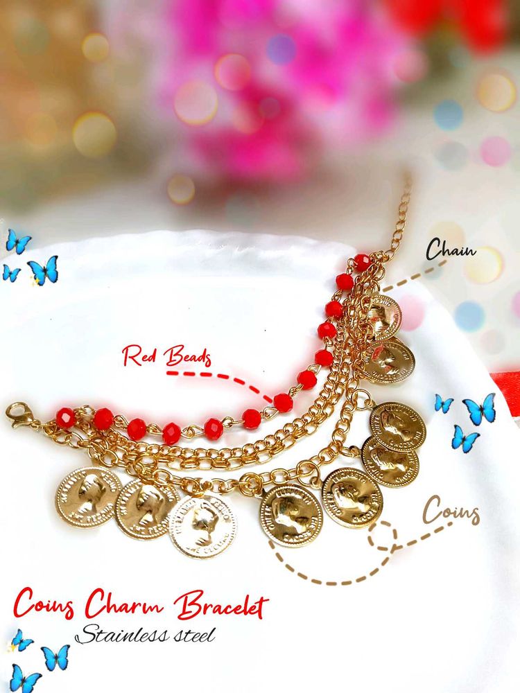 🍒Coins Charm Bracelet🍒