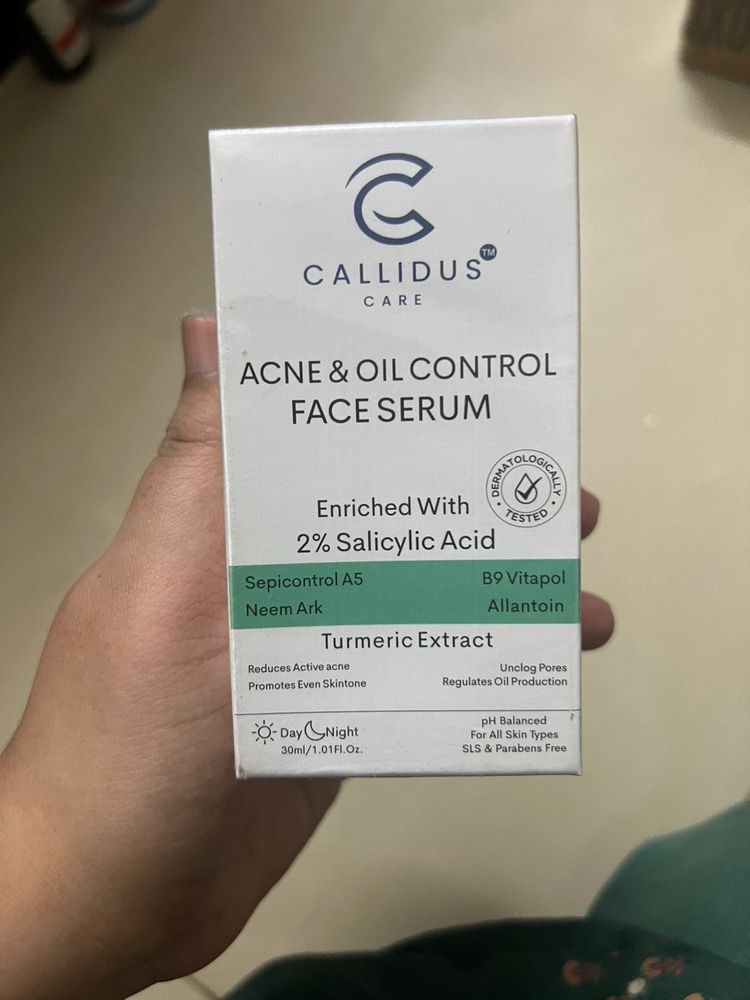 Callidus Care Acne &amp; Oil Control Face Serum