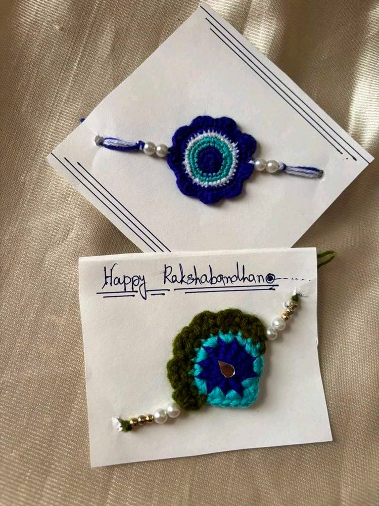 Handmade Rakhi combo 🧿🦚