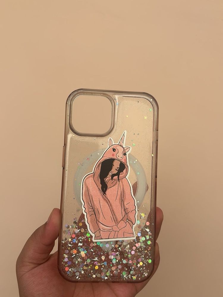 Price drop iPhone 15 clear glitter case