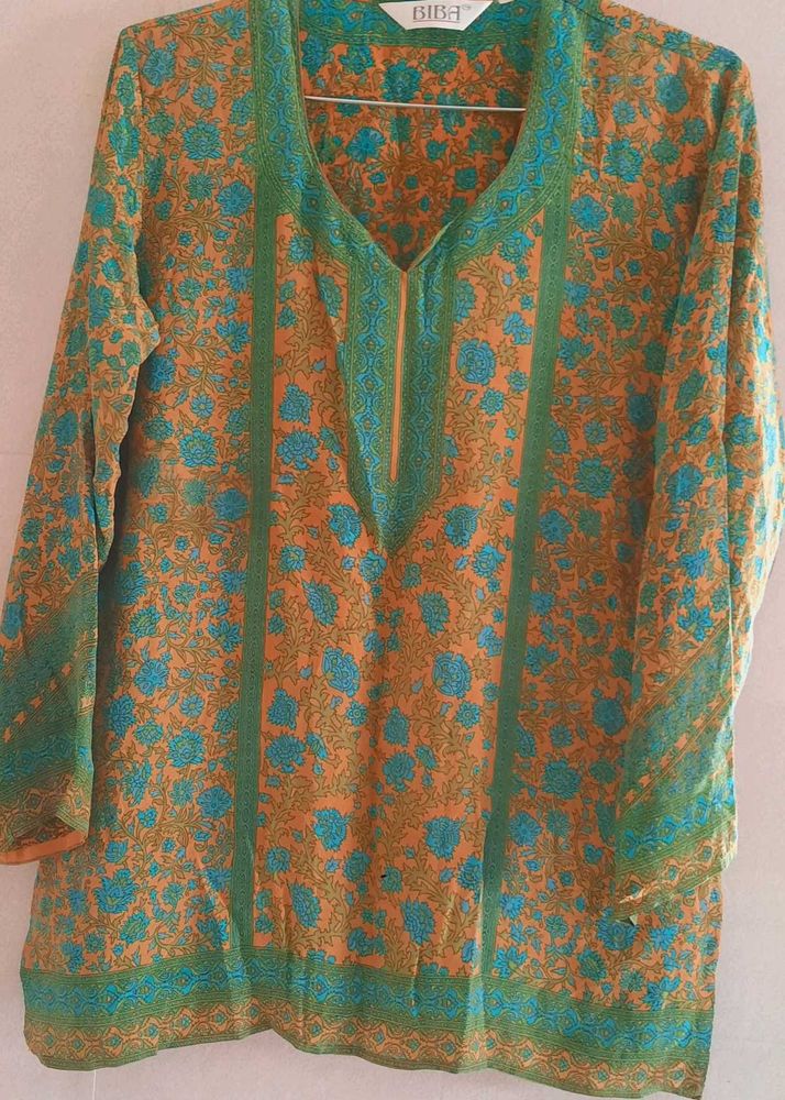 Vibrant Floral Print Kurta