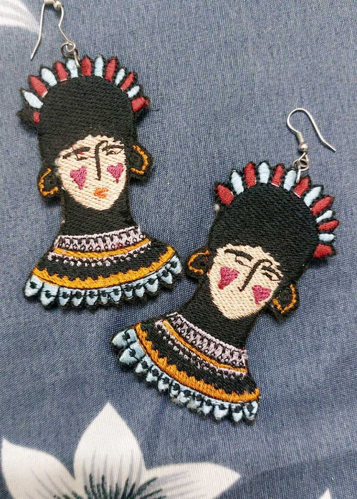 Beautiful Thread Work Earings