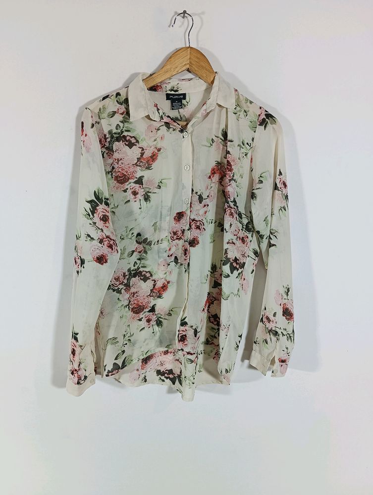 Multicolor Printed Casual Shirt (Women)