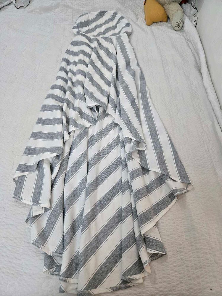 Bohemian Striped Maxi Dress bust 34
