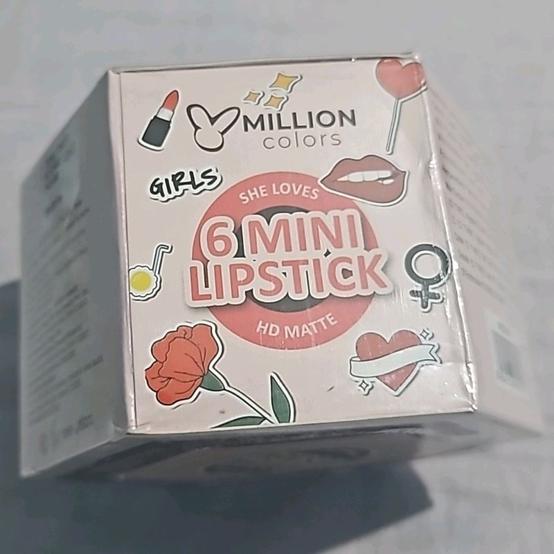 Million Colors 6 Mini Lipstick