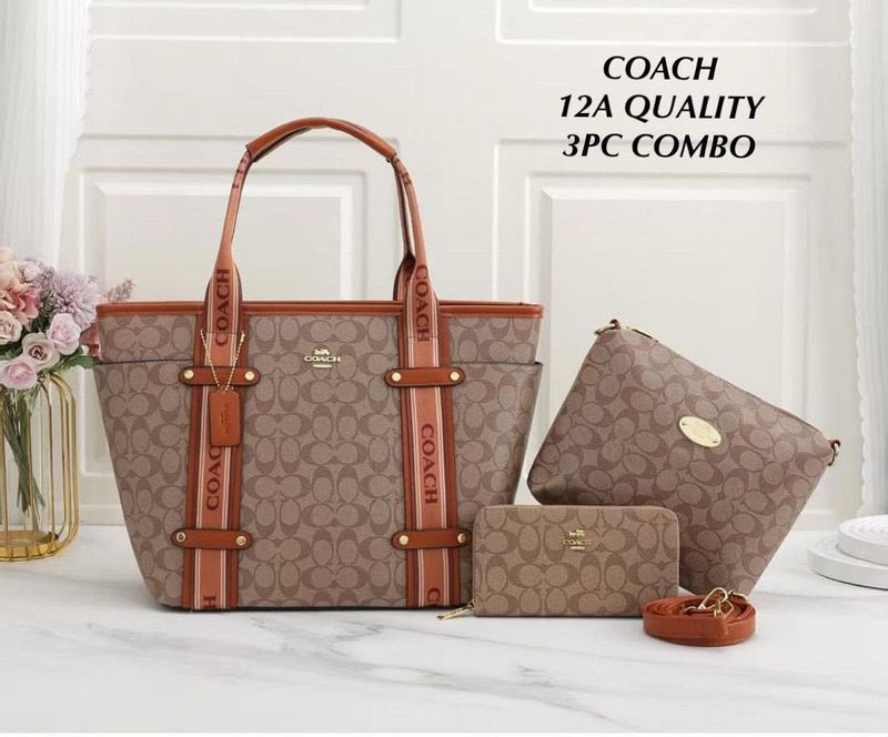 Coach 3PC Combo Bag Set