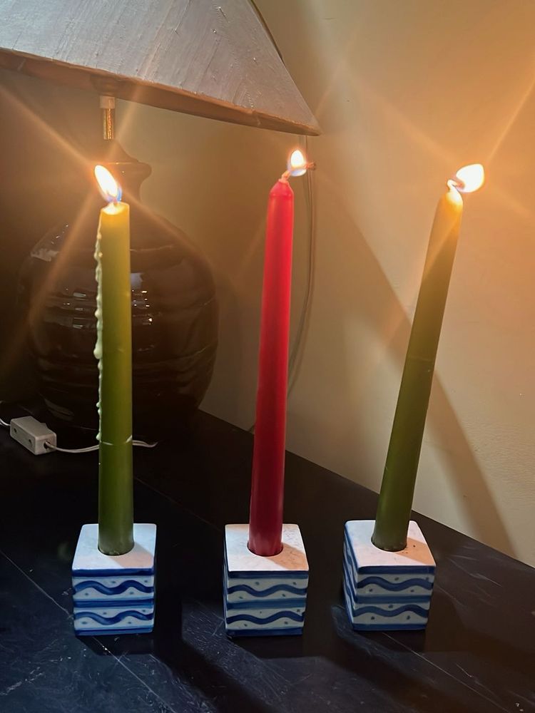 Ceramic candle Holders for romantic dinner