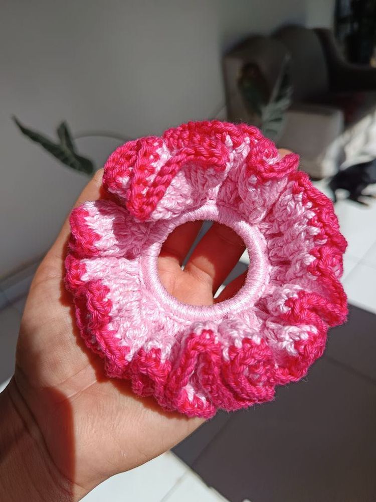 Handmade Crochet Scrunchie