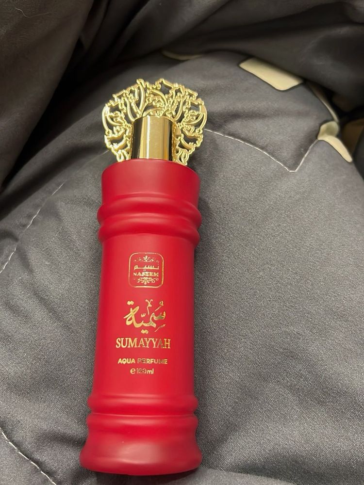Naseem Sumayyah Aqua Perfume Red Bottle