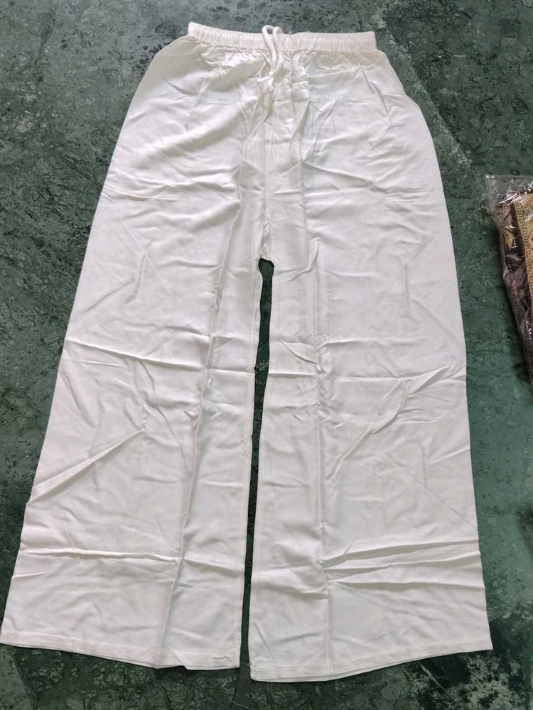 Comfortable White Palazzo Pants