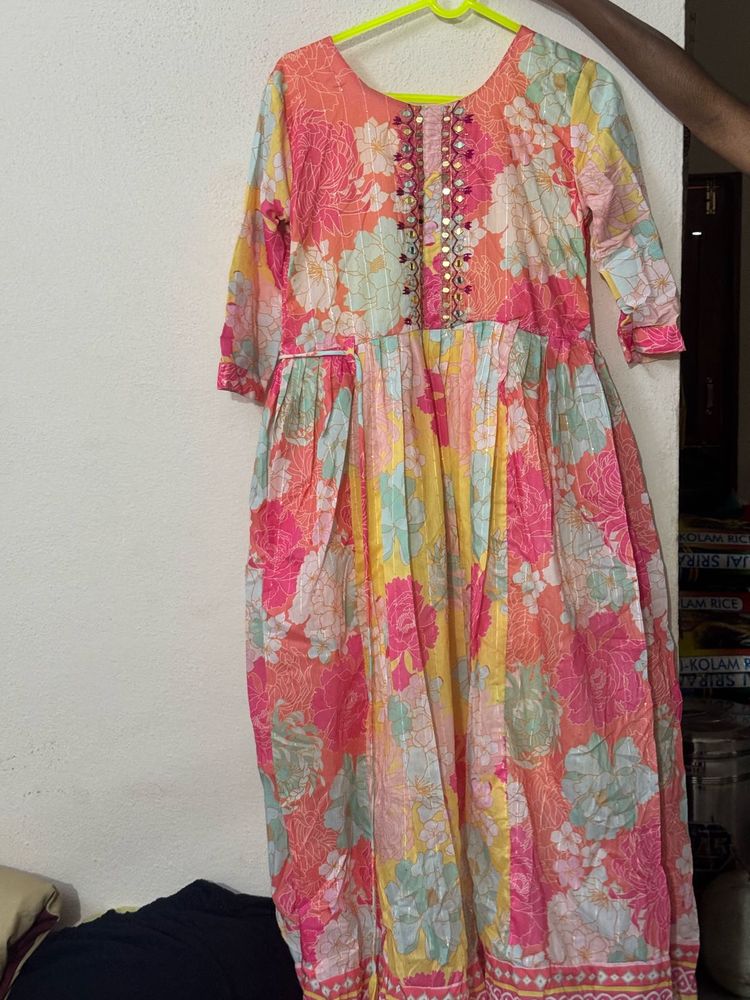 Vibrant ethnic gown