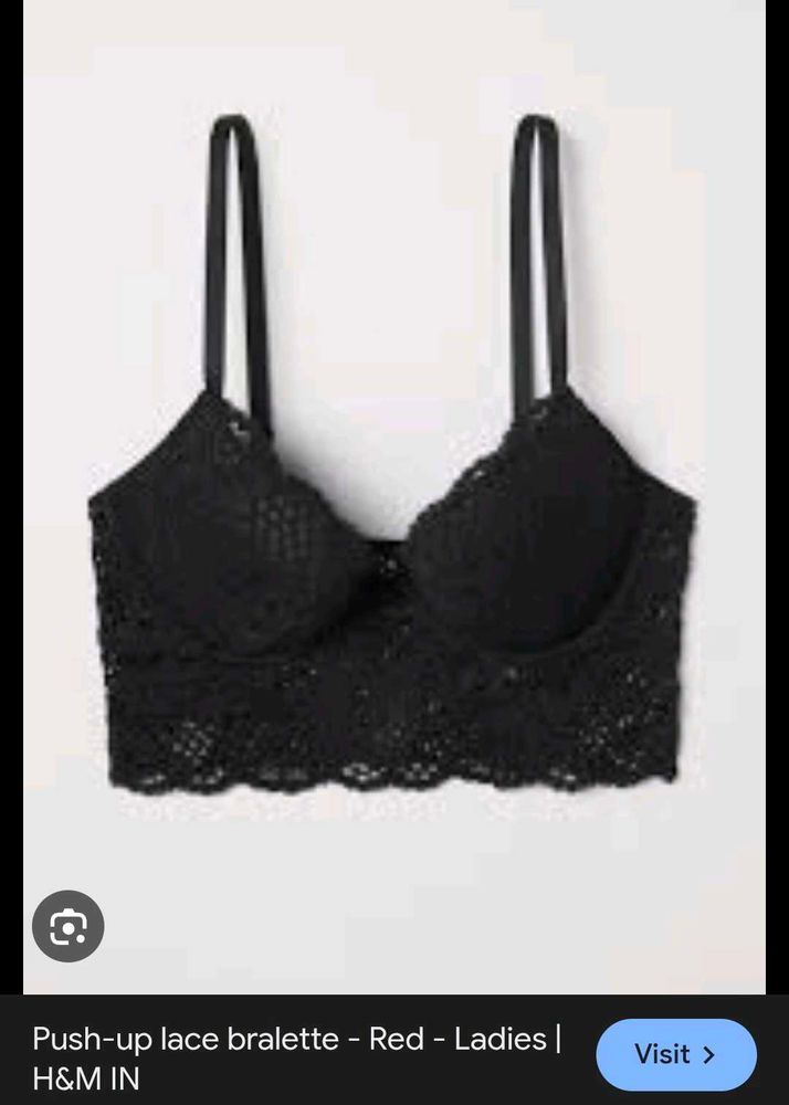 Black Lace H&amp;m brallete with brief 👍