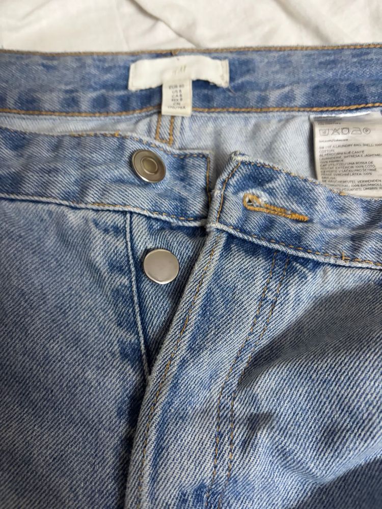 ORIGINAL H&amp;M Light Blue Distressed Ripped Jeans