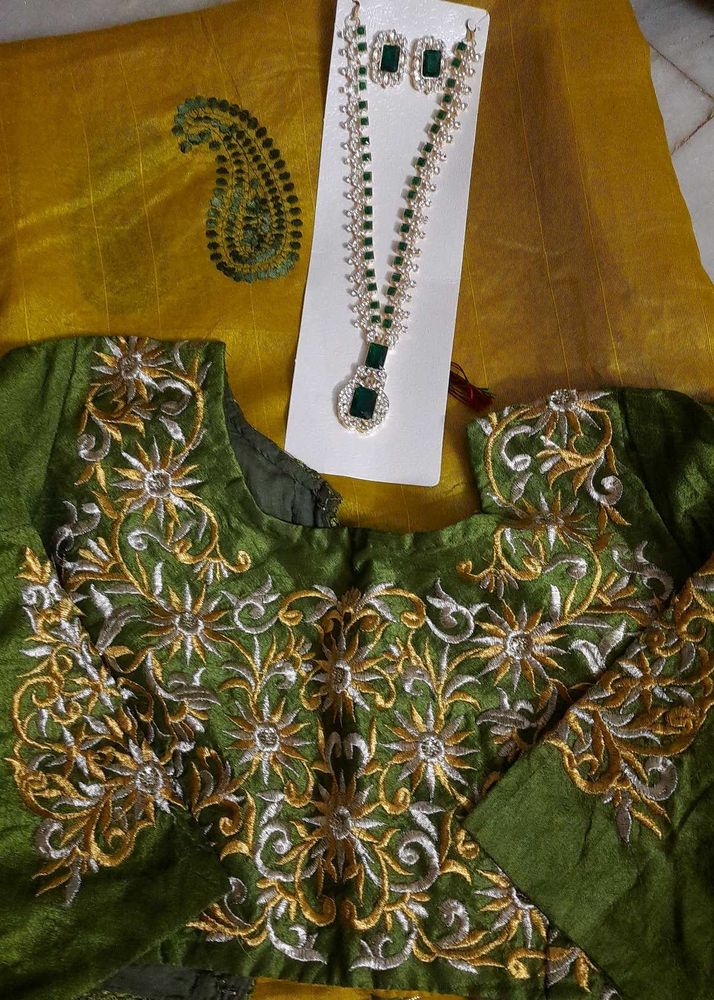 Fancy Saree with designer Blouse
