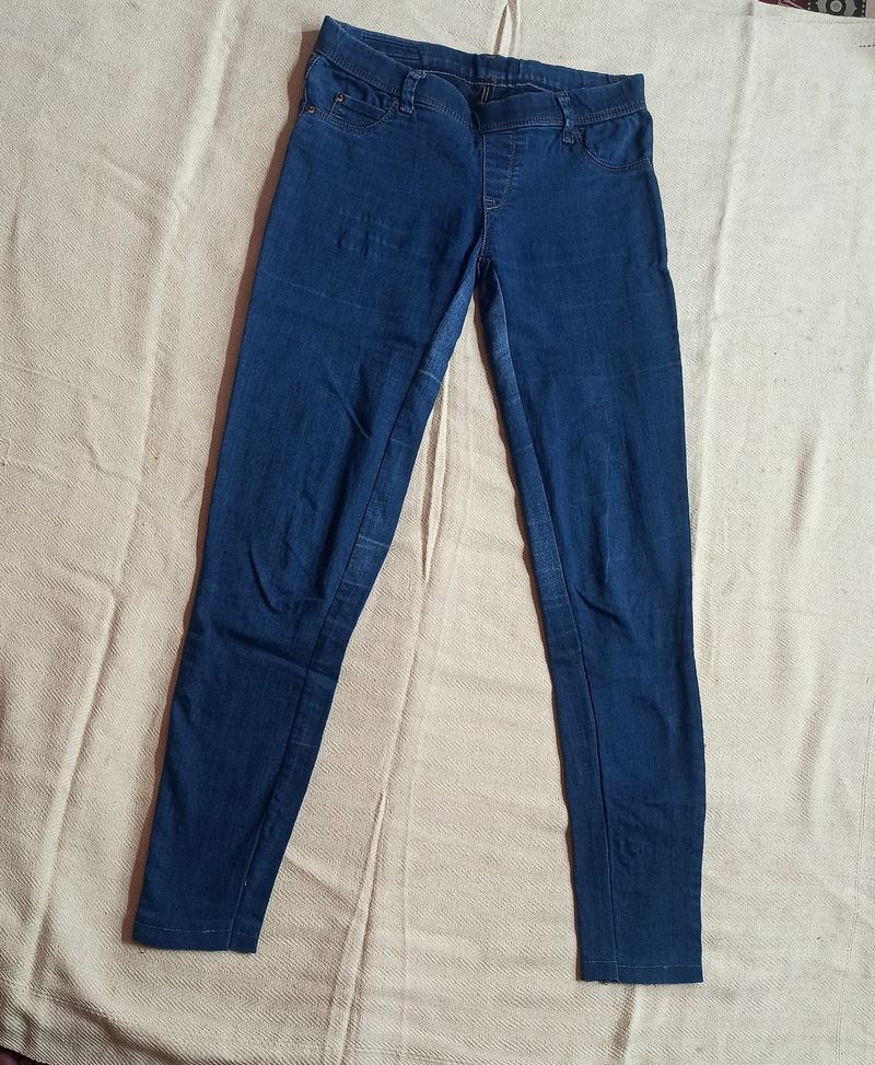 Denim Navy Blue Skinny Jeans