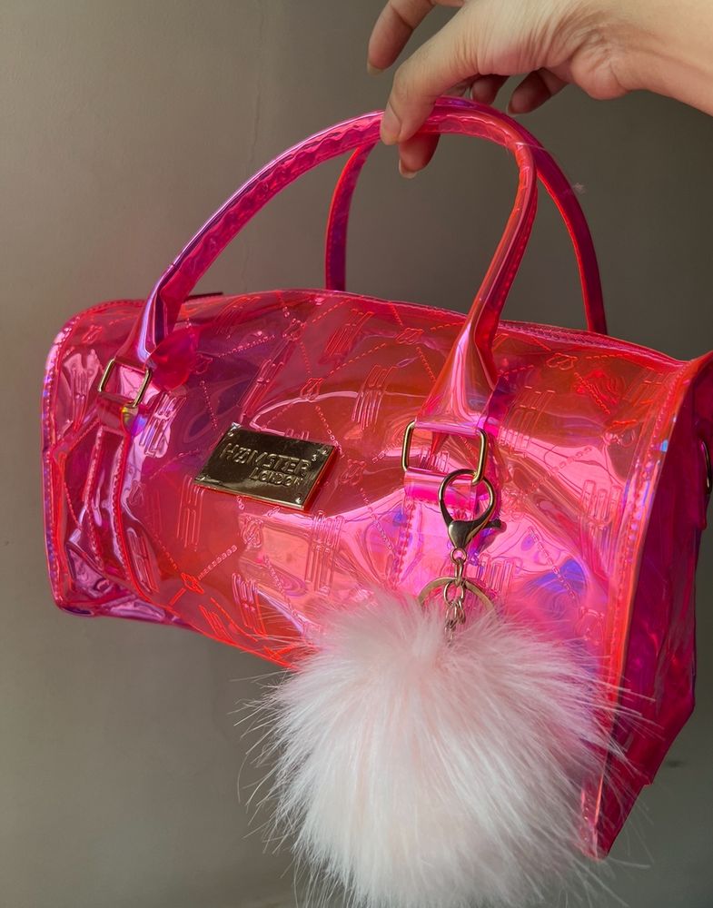Y2K Holographic Duffle Bag