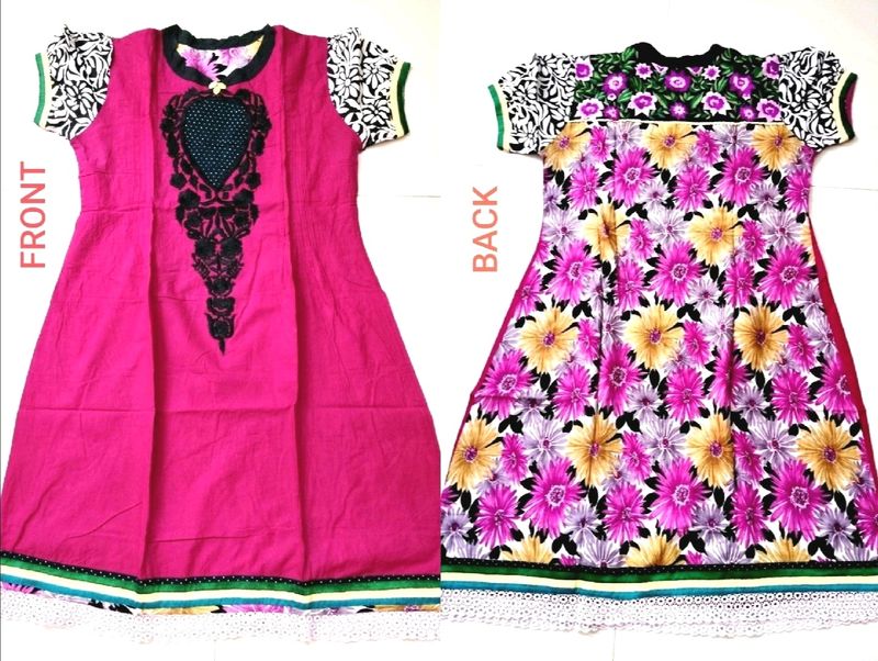 Kurta Cum Long Top In Good Condition