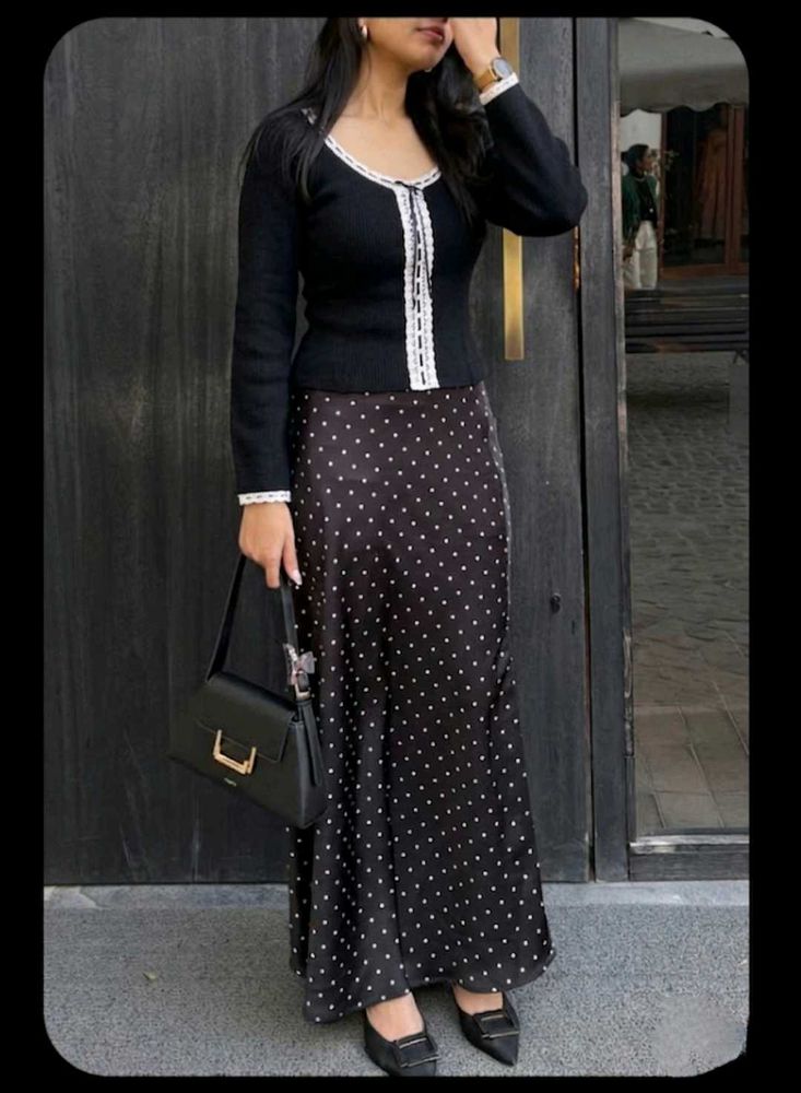 black knitted lolita top 🖤