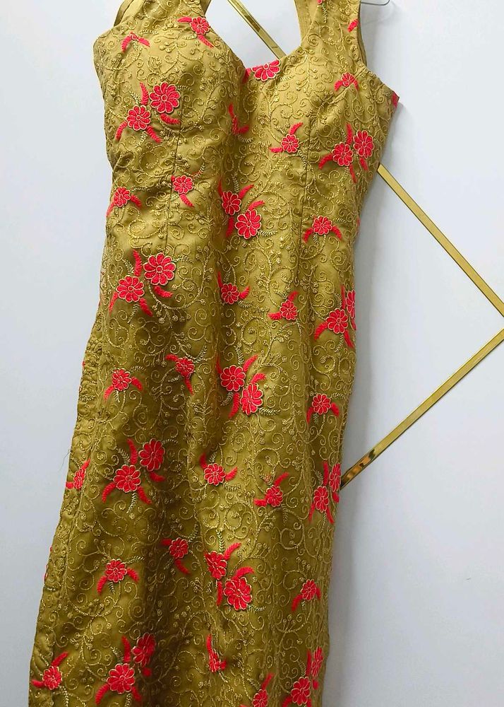 Elegant Embroidered Ethnic Dress