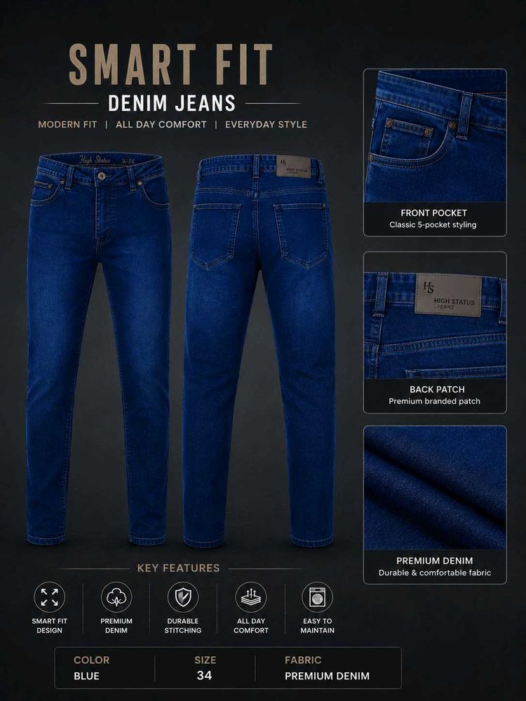 Smart Fit Denim Jeans