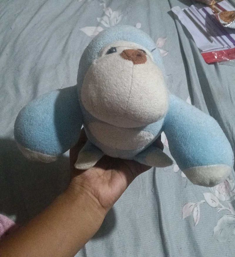 Cute Blue Plush Toy