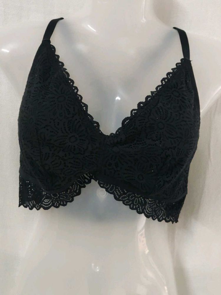 auden Black Lace Bralette