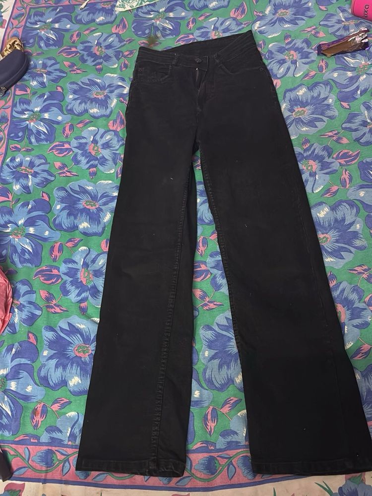 Black Wide Leg Jeans