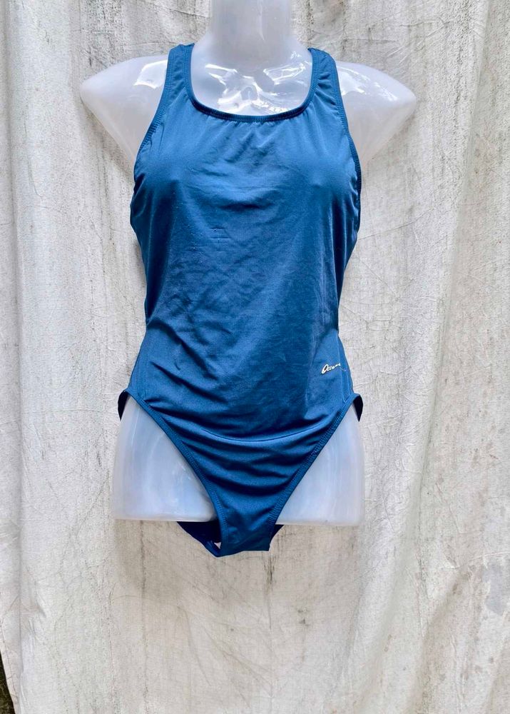 Blue One Piece Swimsuit