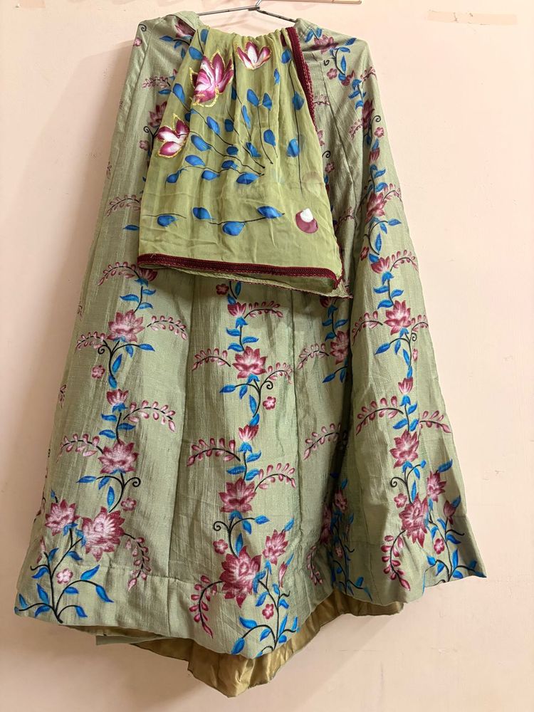 floral lehenga