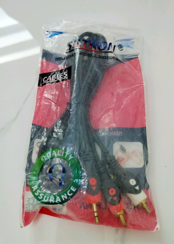 3.5mm Stereo Male to 2RCA Cable