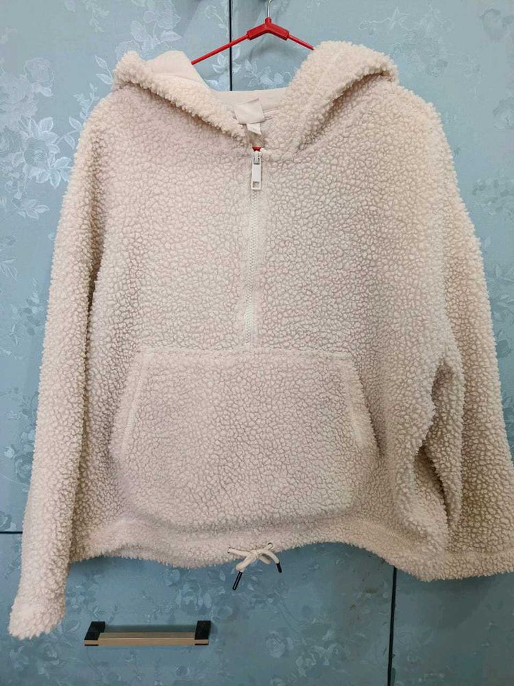 Cozy Sherpa Half-Zip Hoodie