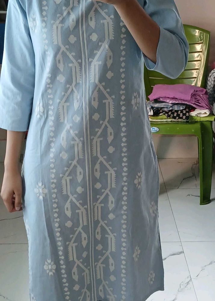 Light Blue Ethnic Kurta