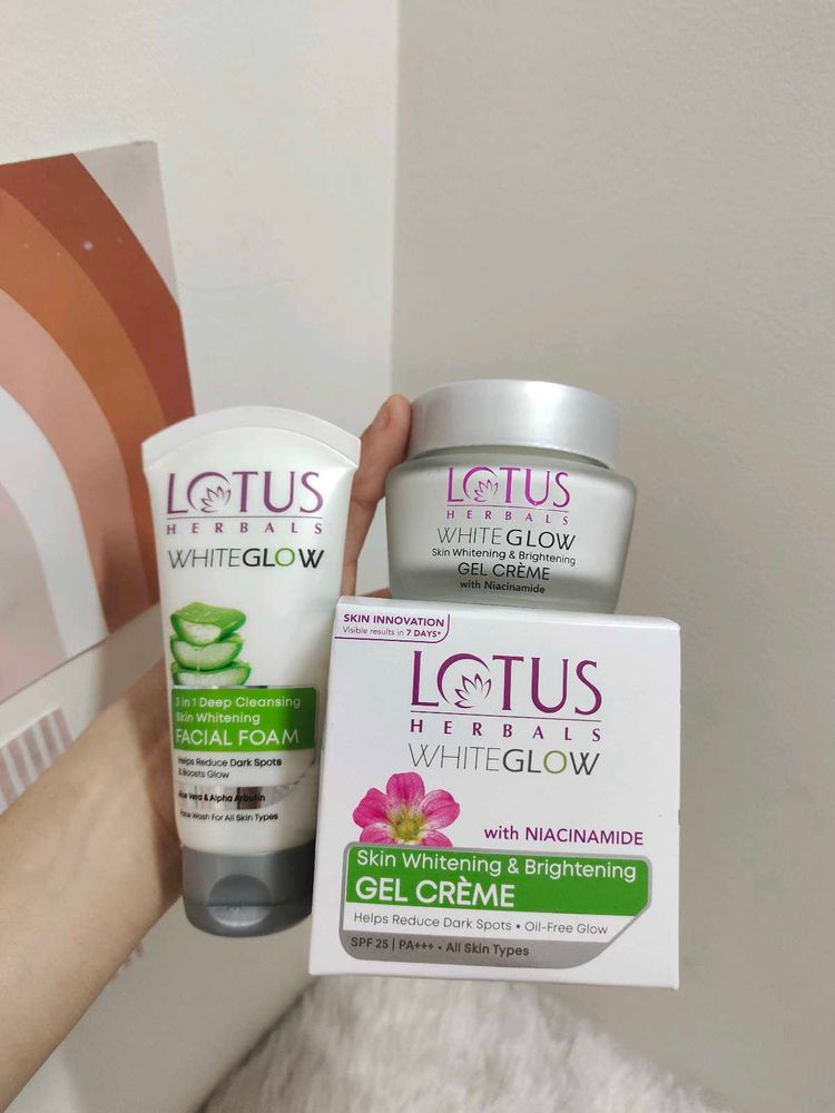 Lotus Herbals White Glow Skincare Set 🪷