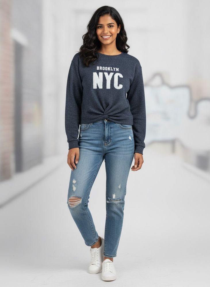 Brooklyn NYC Blue Sweatshirt