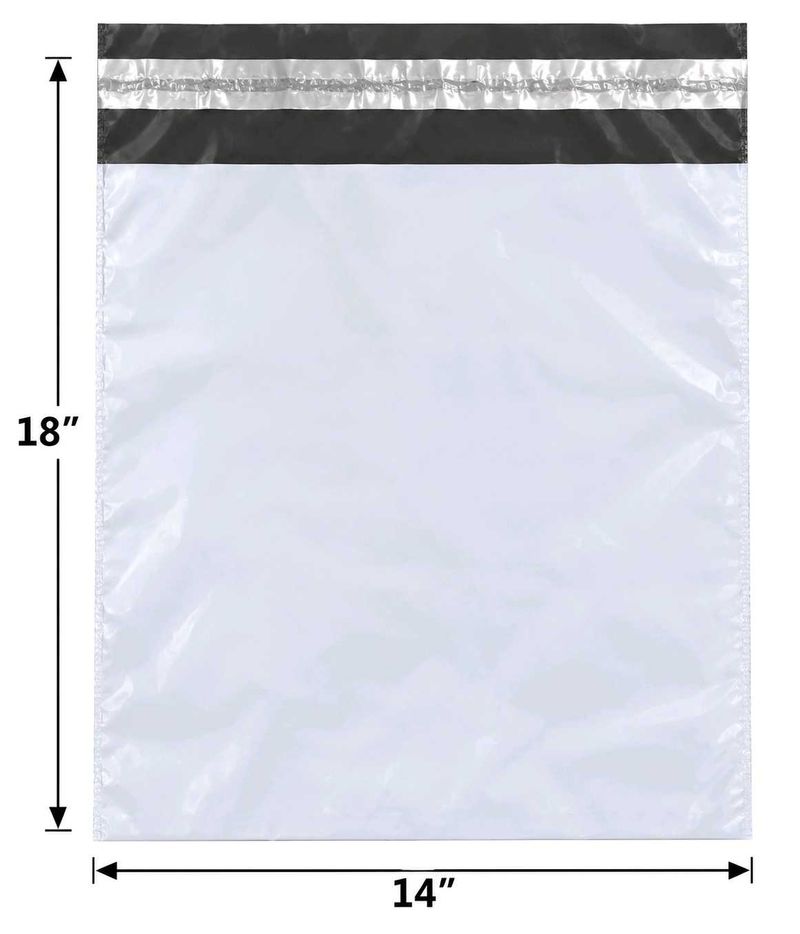 White Plain PolyBag Pack of 25