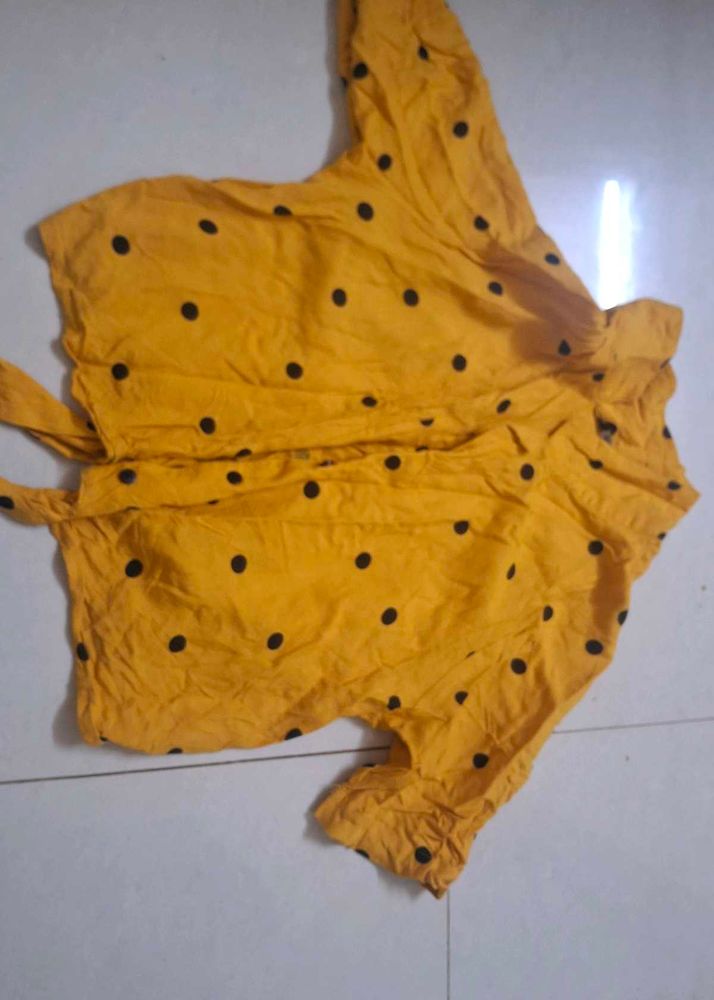 Yellow Polka Dot Dress