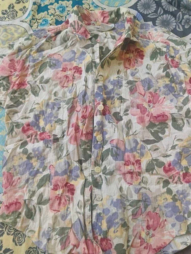 Women's Floral Print Shirt