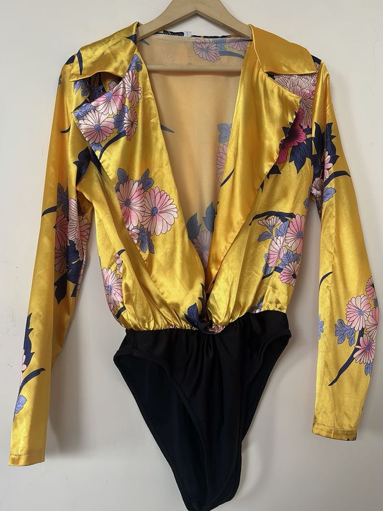 Floral Print Bodysuit