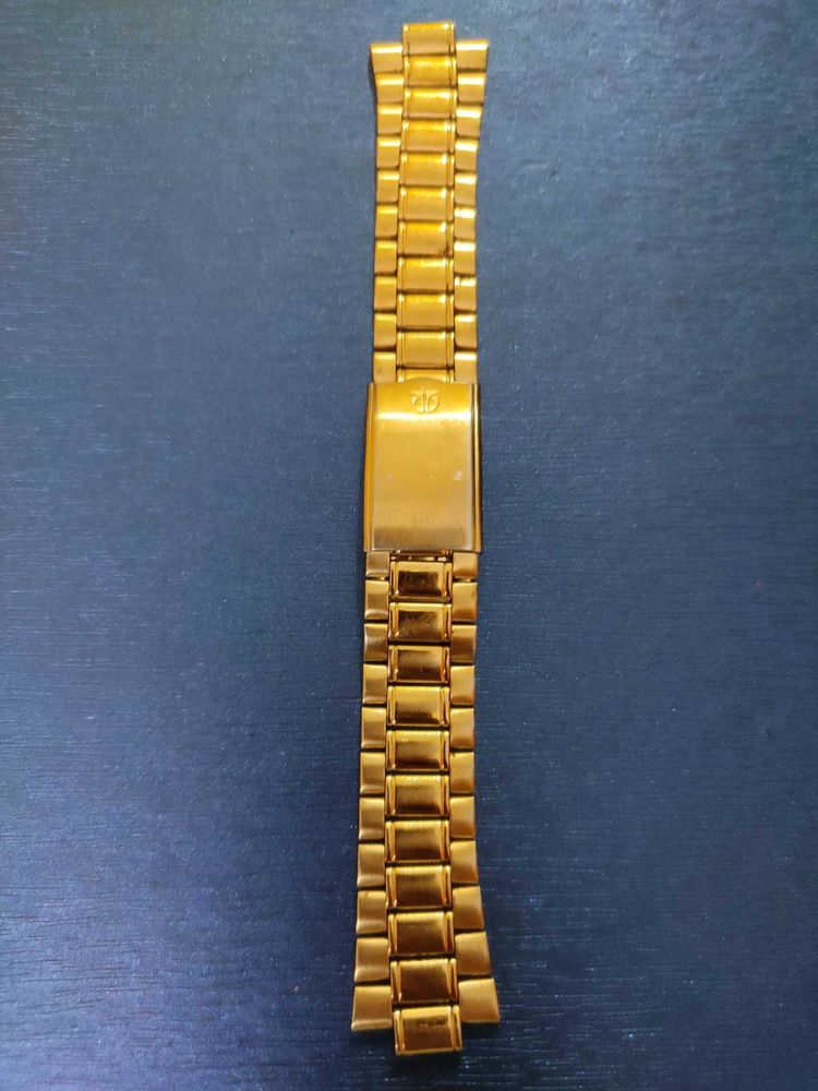 Gold Tone Titan Watch Stainless-steel Strap