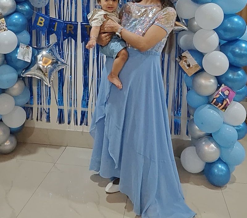 Beautiful Blue Ethnic Gown