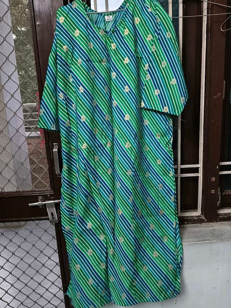 Vibrant Striped Kurta