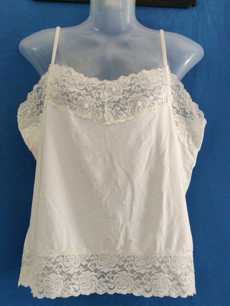 Lace Trim Cami Top