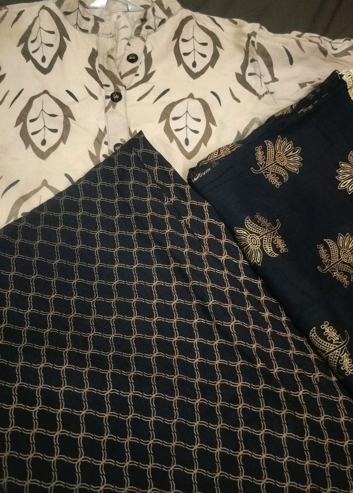 Kurta Palazzo Dupatta Set