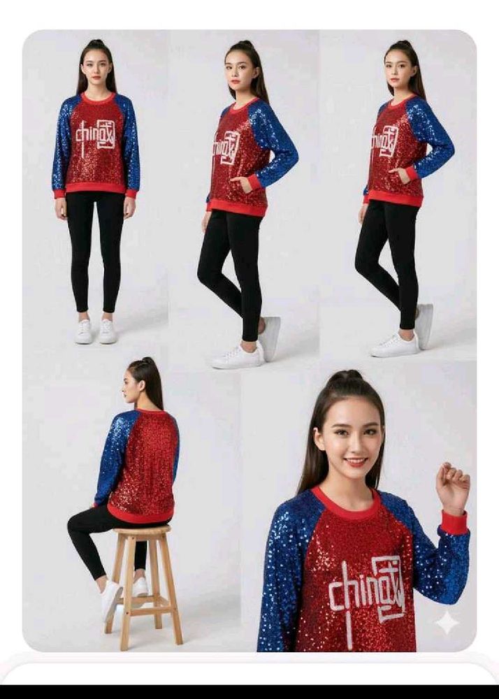 Sparkling Sequin Sweater Top