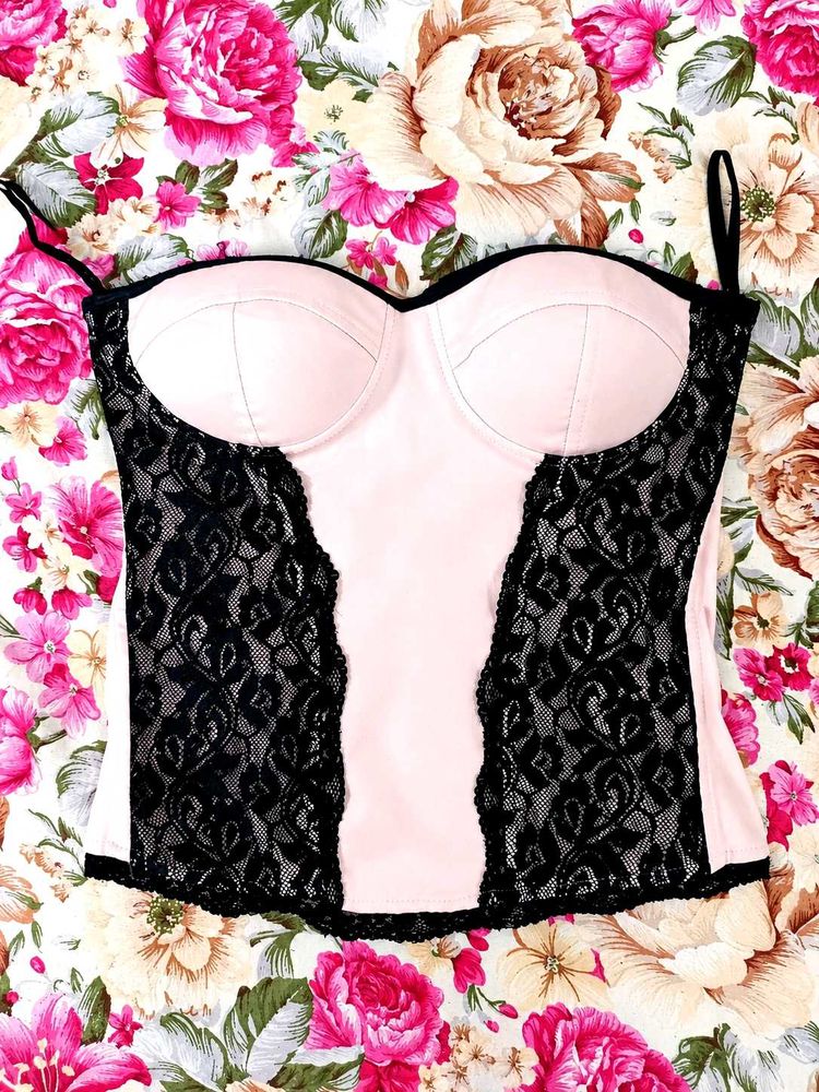 Charlotte Russe Pink Corset Top